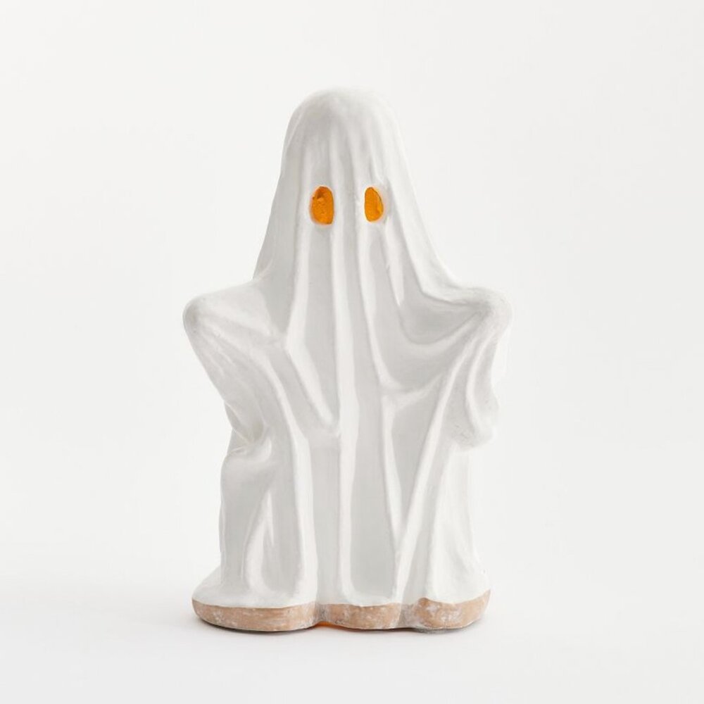 Pottery Barn Ceramic Ghost - Large - Tall